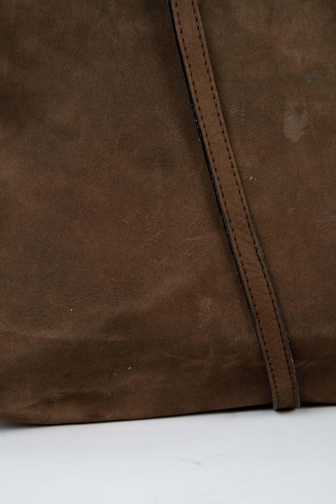 Suede Bag Brown - Volver