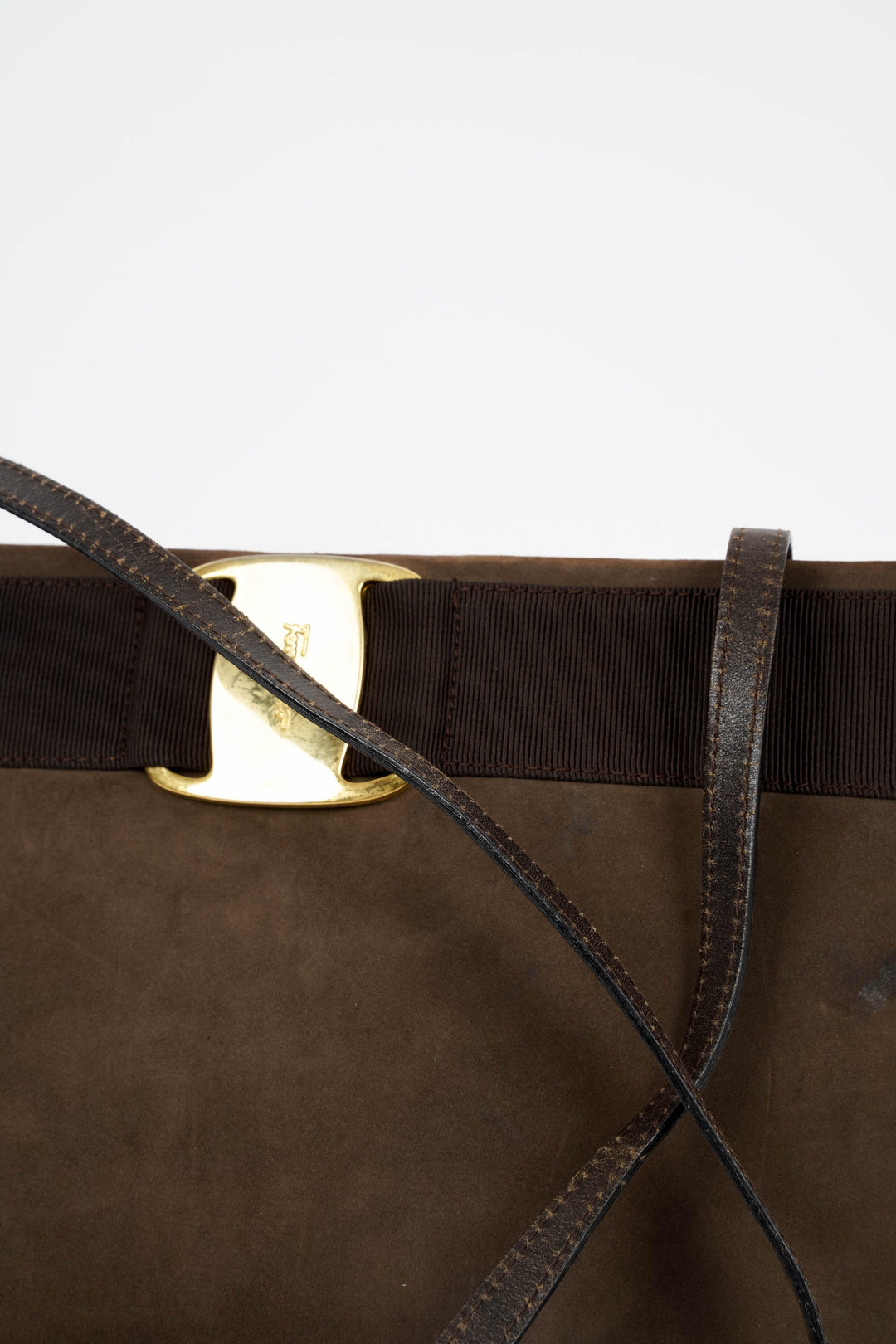 Suede Bag Brown - Volver