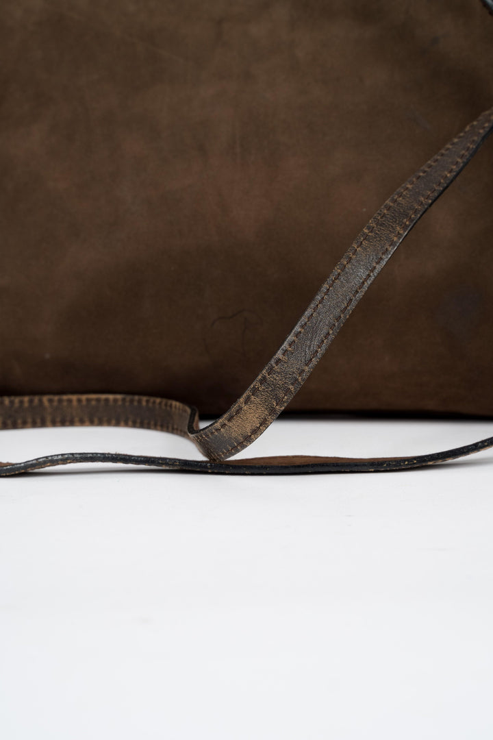 Suede Bag Brown - Volver