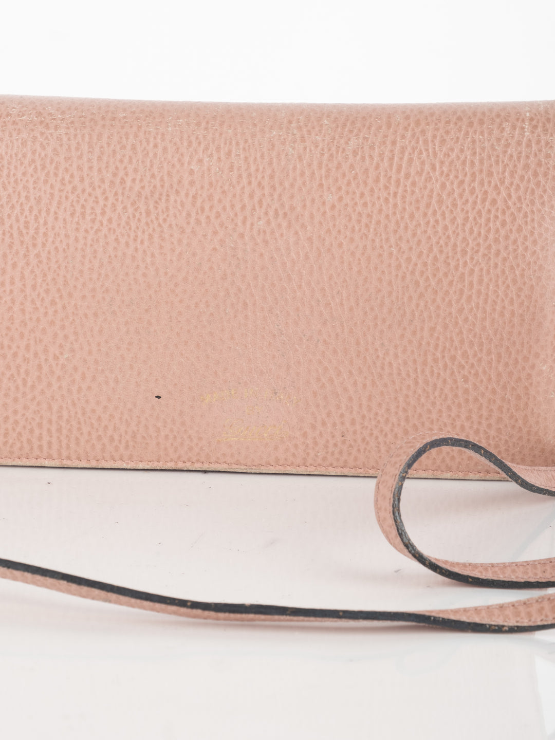 Pink Leather Wallet Bag