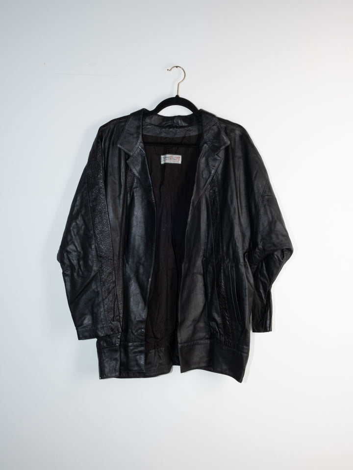 Vintage - Black Leather Jacket