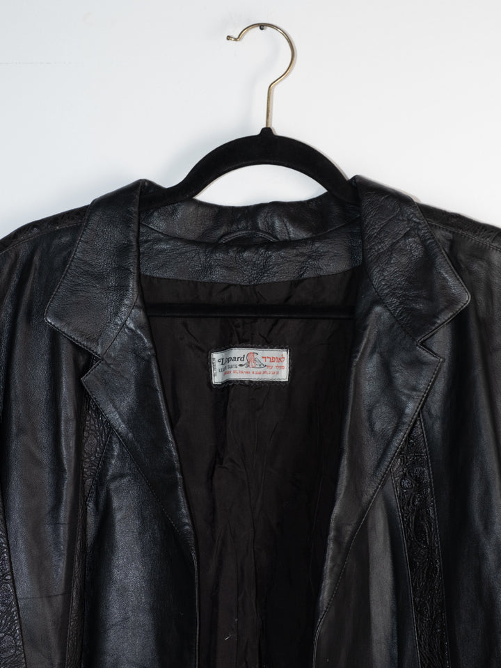 Vintage - Black Leather Jacket