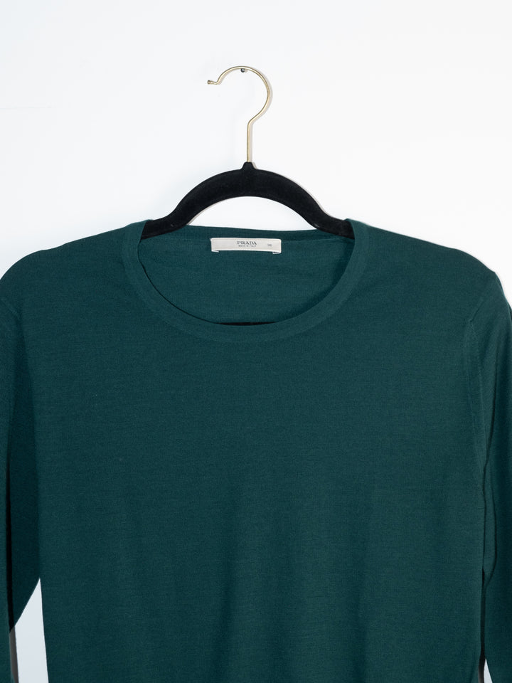 Prada - Green Longsleeve Sweather