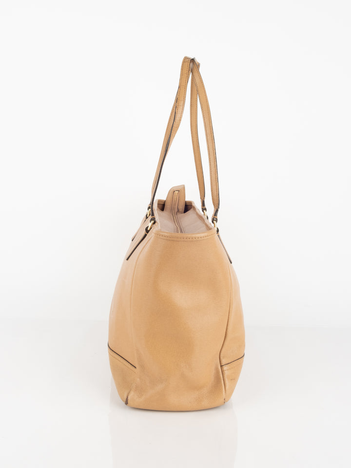 Beige Shoulder Bag