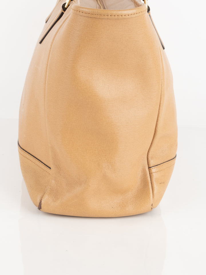 Beige Shoulder Bag