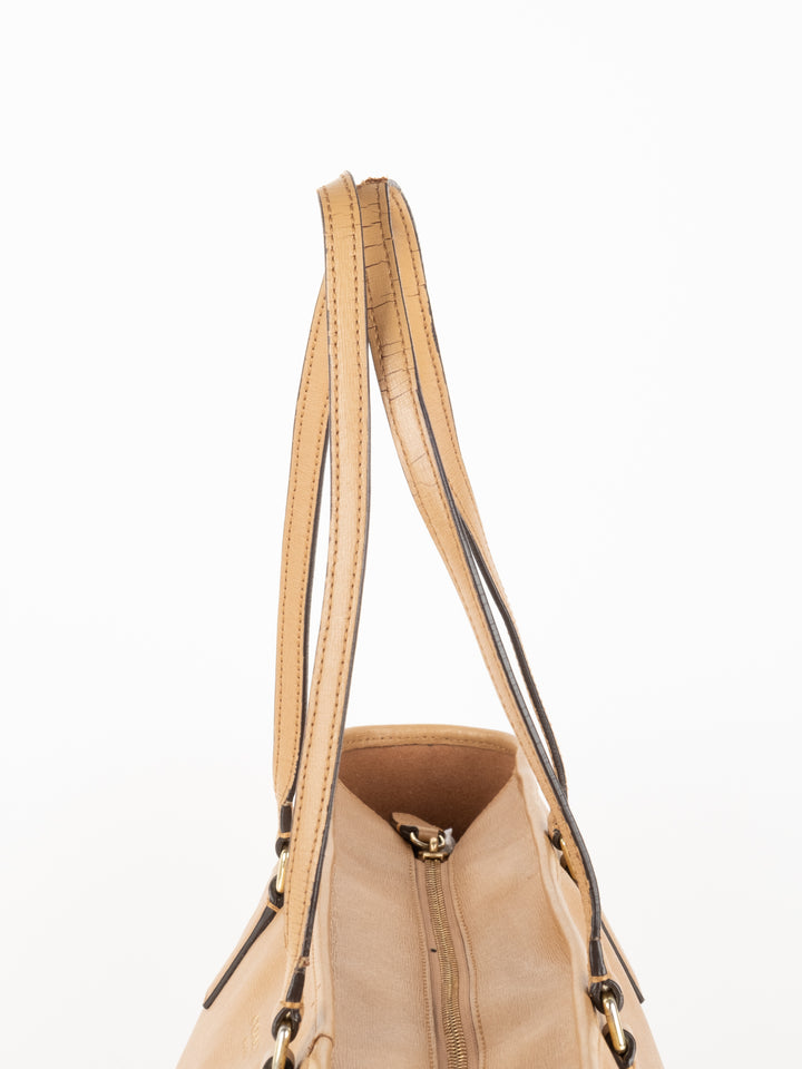 Beige Shoulder Bag