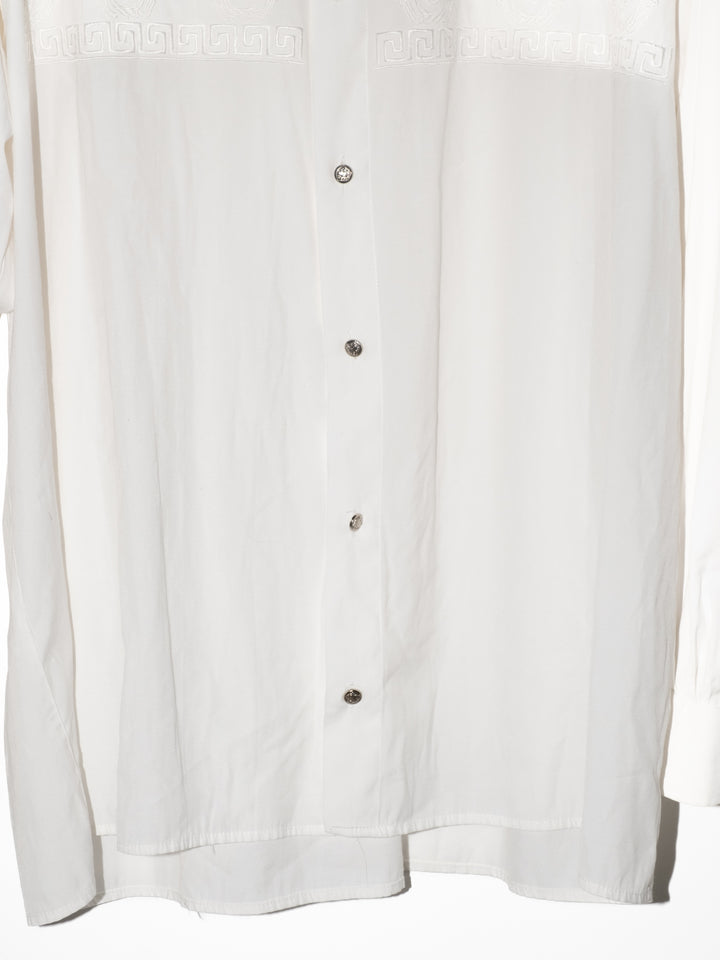 White Classic Buttoned Shirt