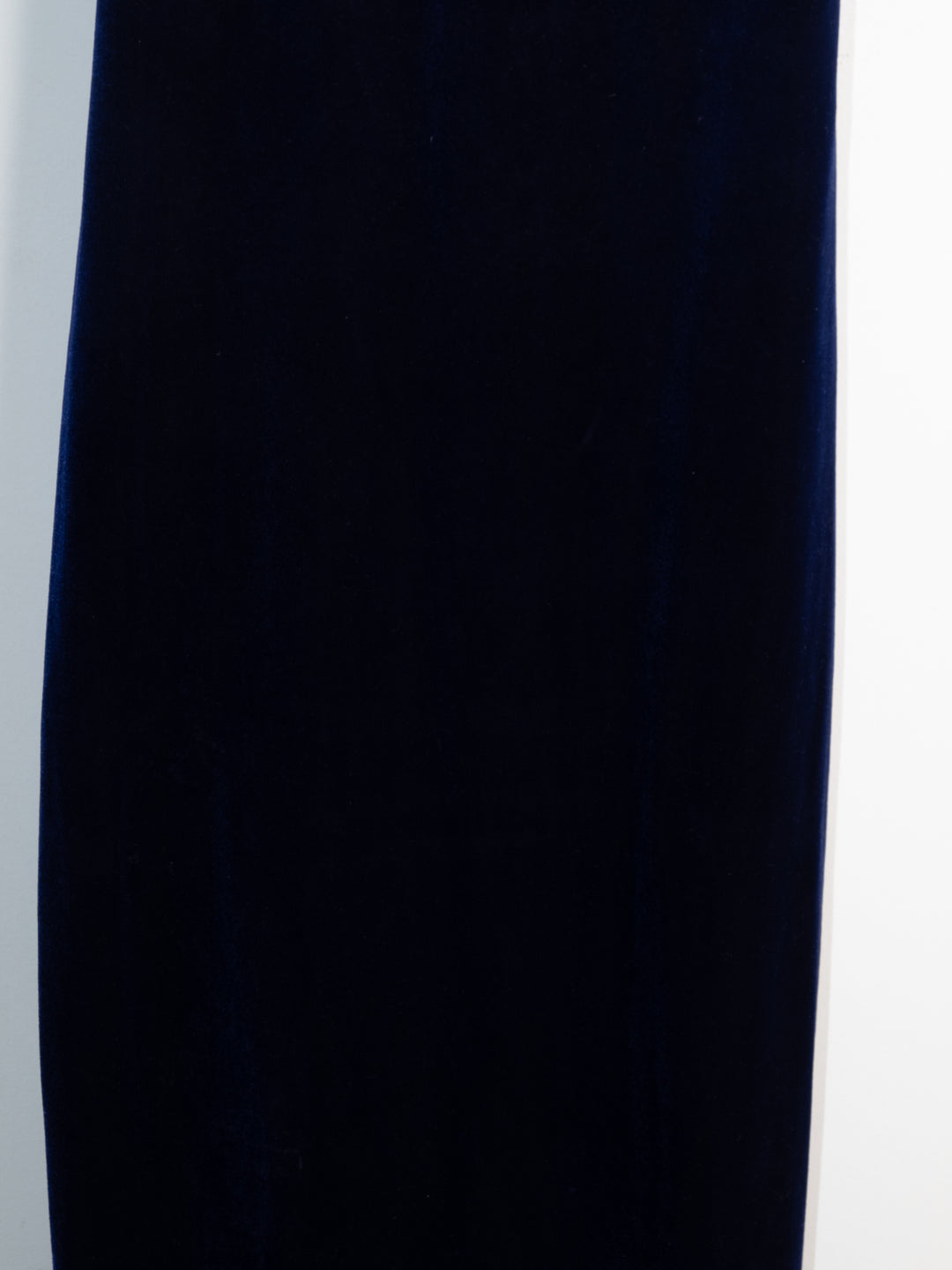 Vintage - Dark Blue Suede Maxi Dress