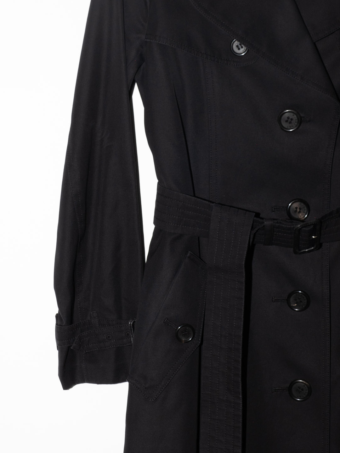 Classic Black Trench Coat