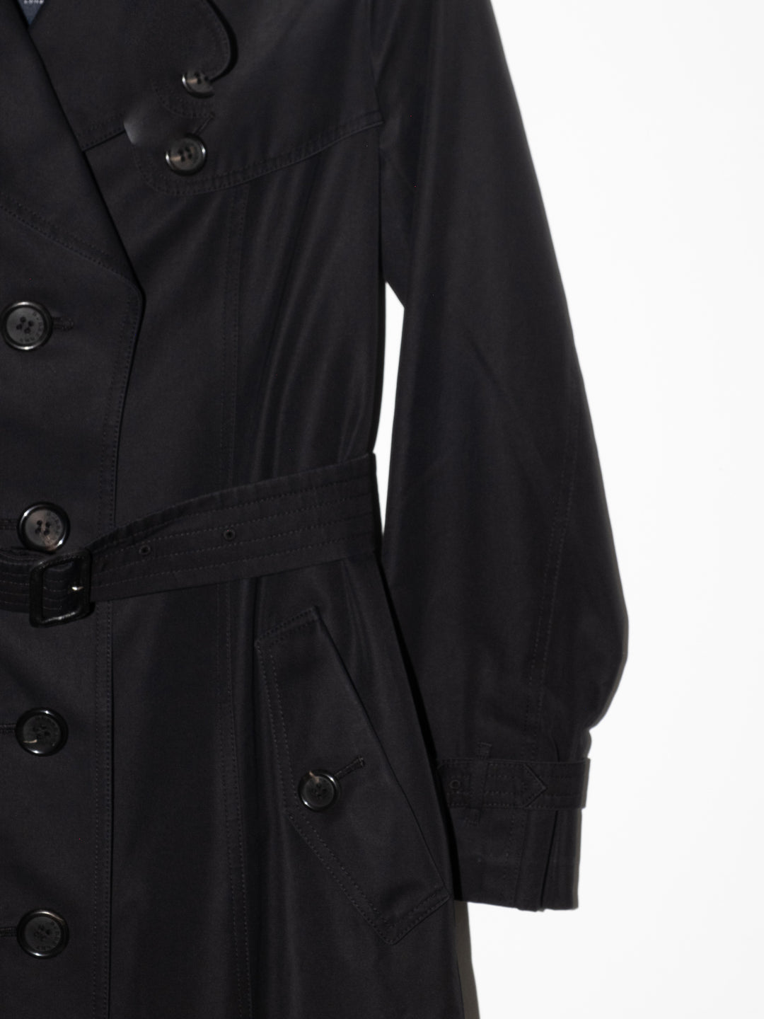 Classic Black Trench Coat