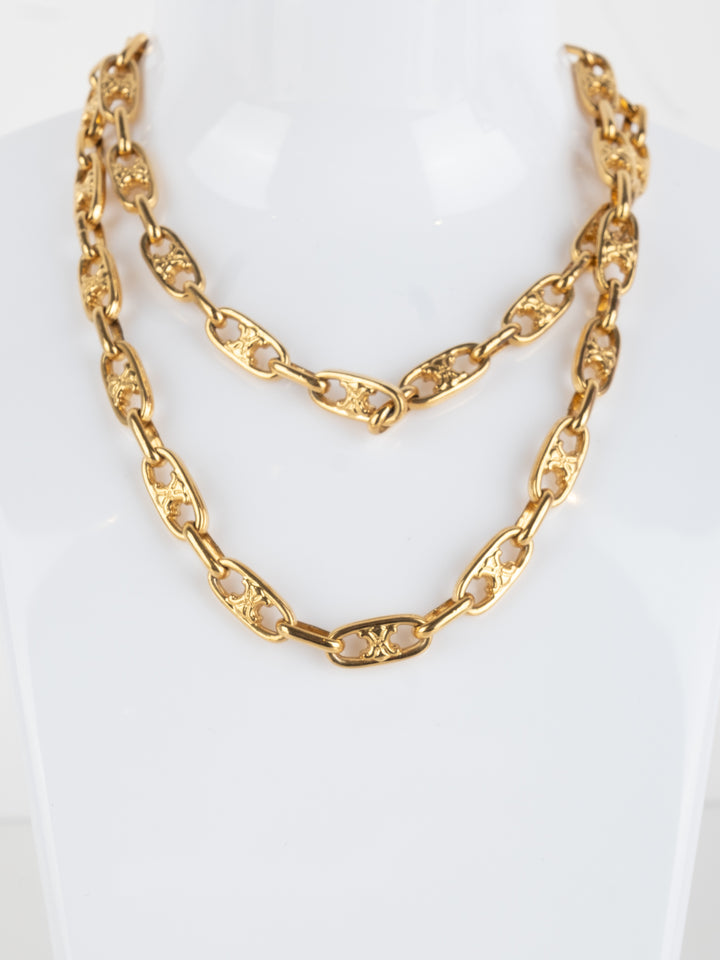 Celine - Golden Macadam Necklace