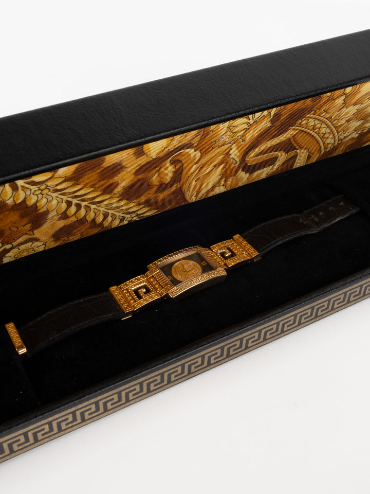 Gianni Versace - Very Rare Vintage Gold Platted Medusa Watch