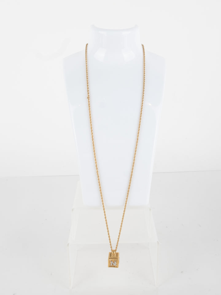 Nina Ricci - Golden Cube Necklace