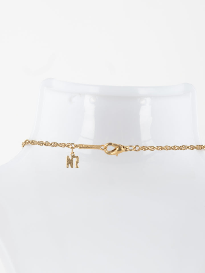 Nina Ricci - Golden Cube Necklace