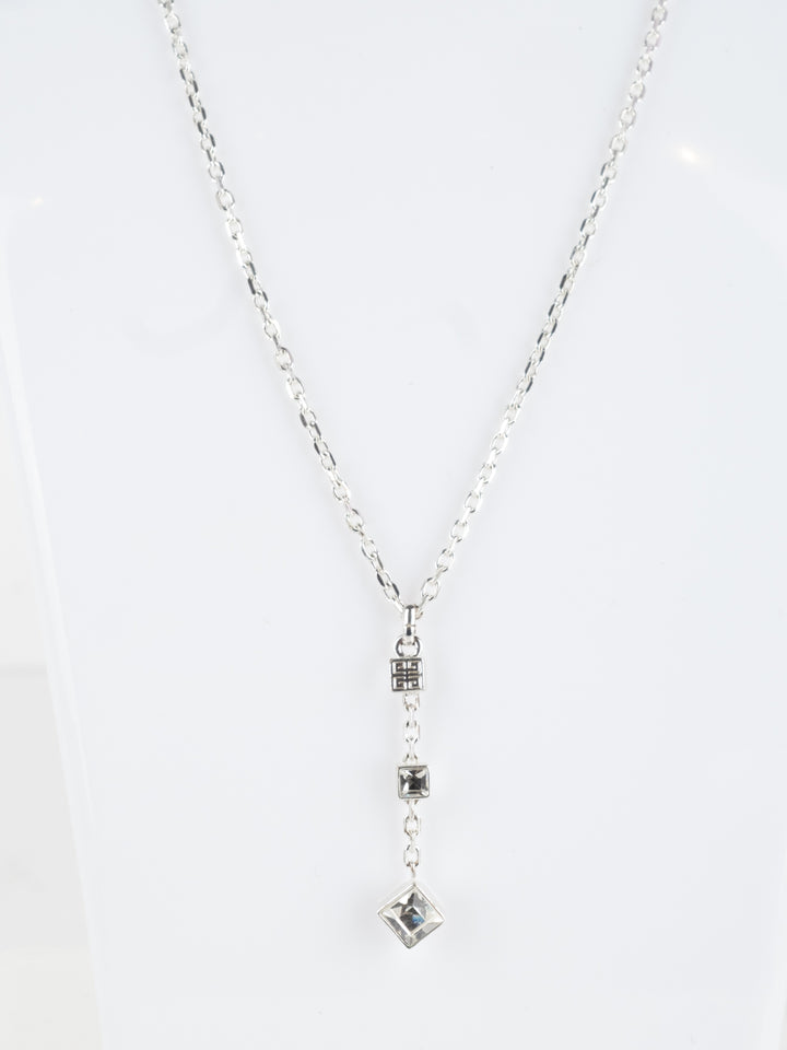 Givenchy - Silver Square Necklace