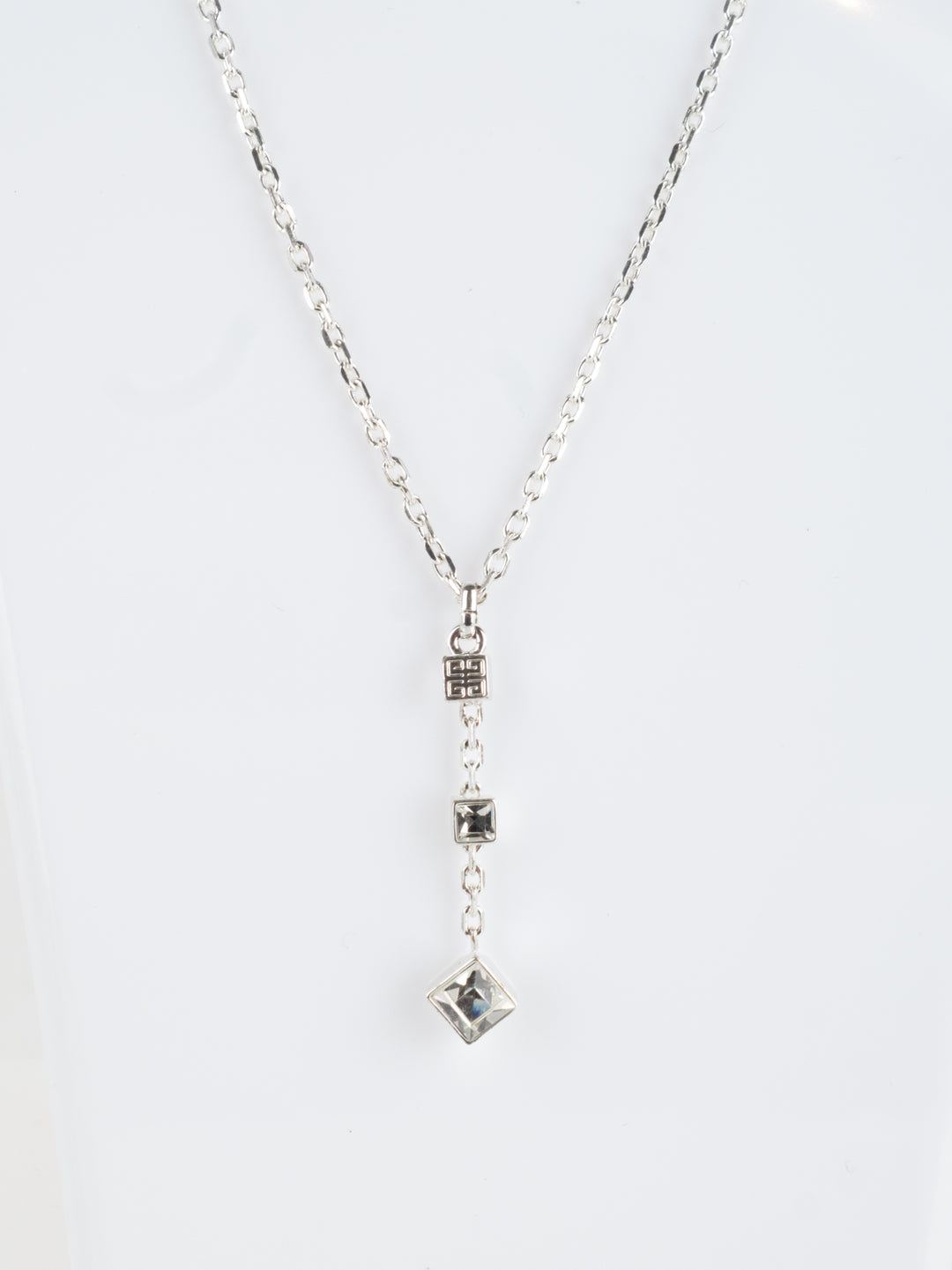 Givenchy - Silver Square Necklace