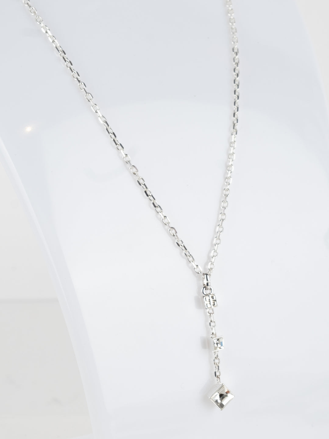 Givenchy - Silver Square Necklace