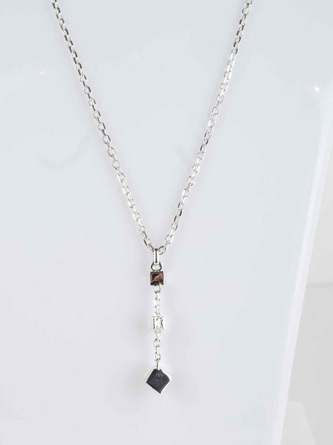 Givenchy - Silver Square Necklace