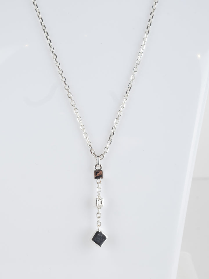 Givenchy - Silver Square Necklace