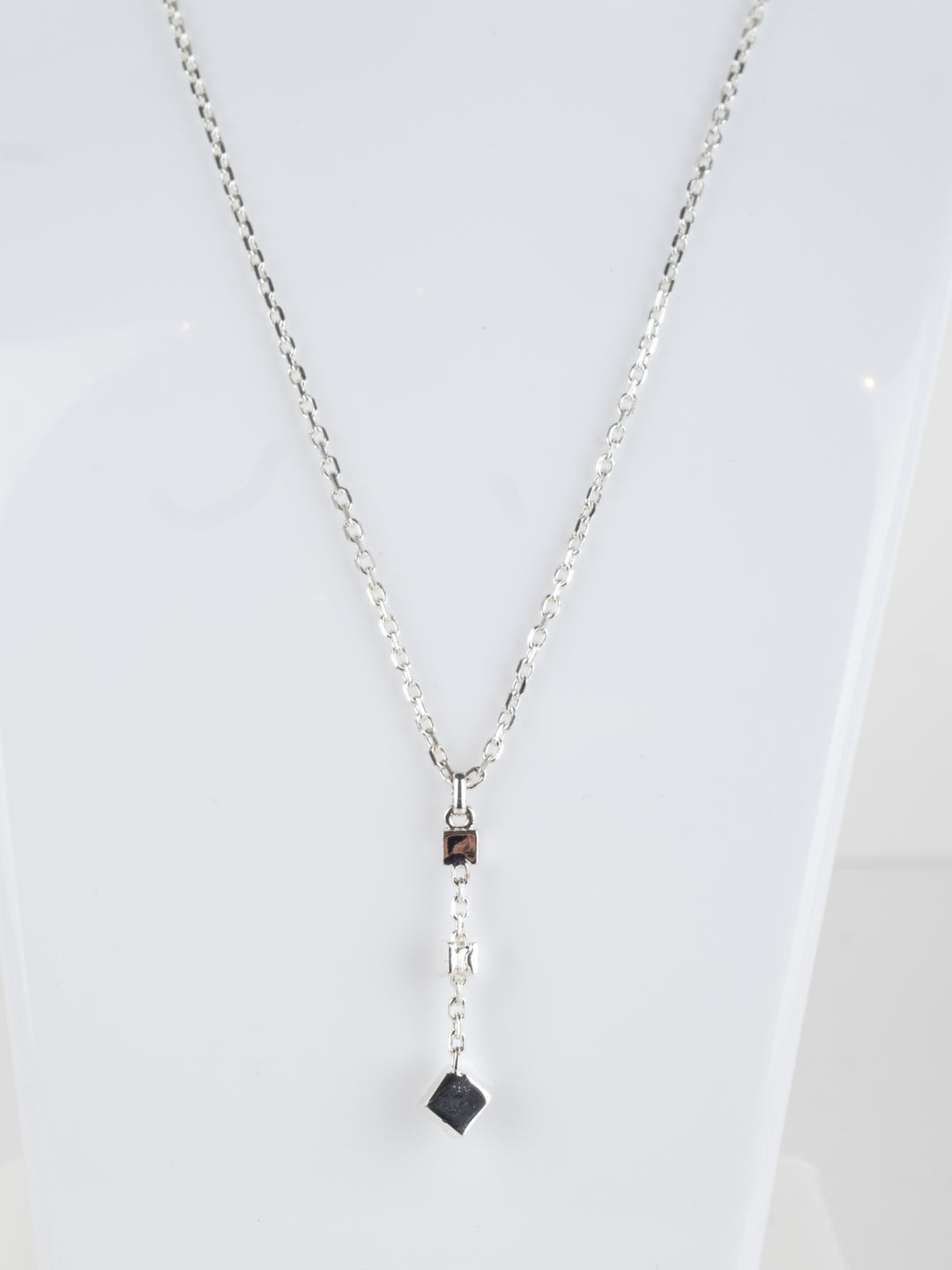 Givenchy - Silver Square Necklace