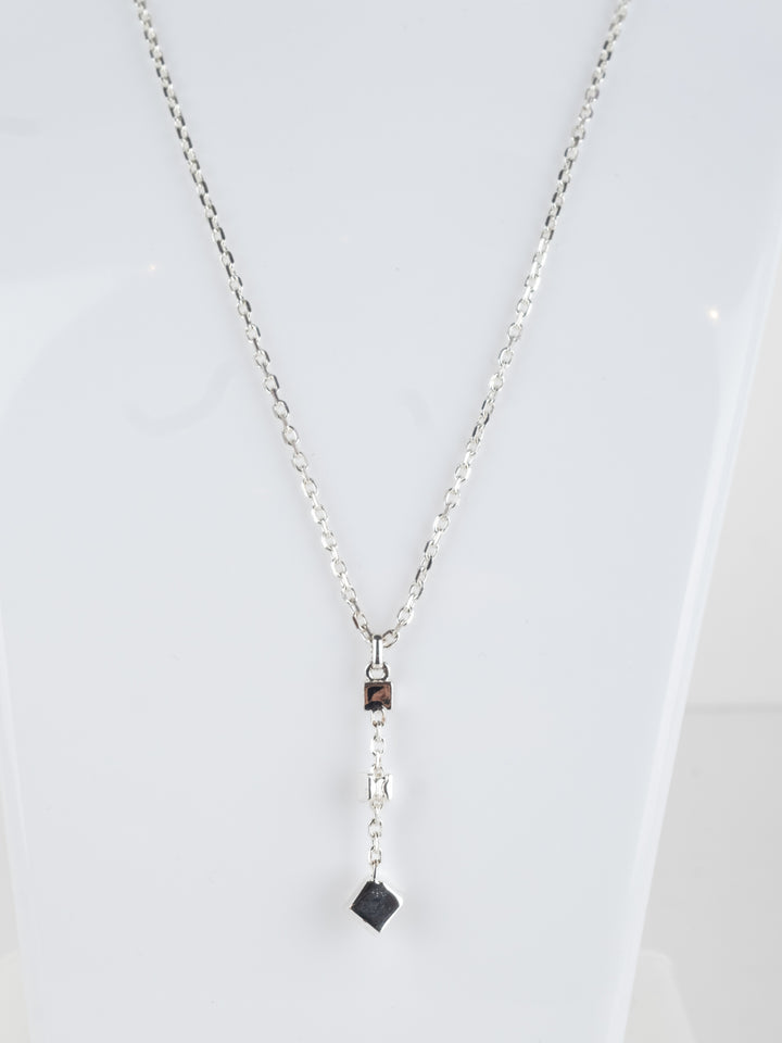 Givenchy - Silver Square Necklace