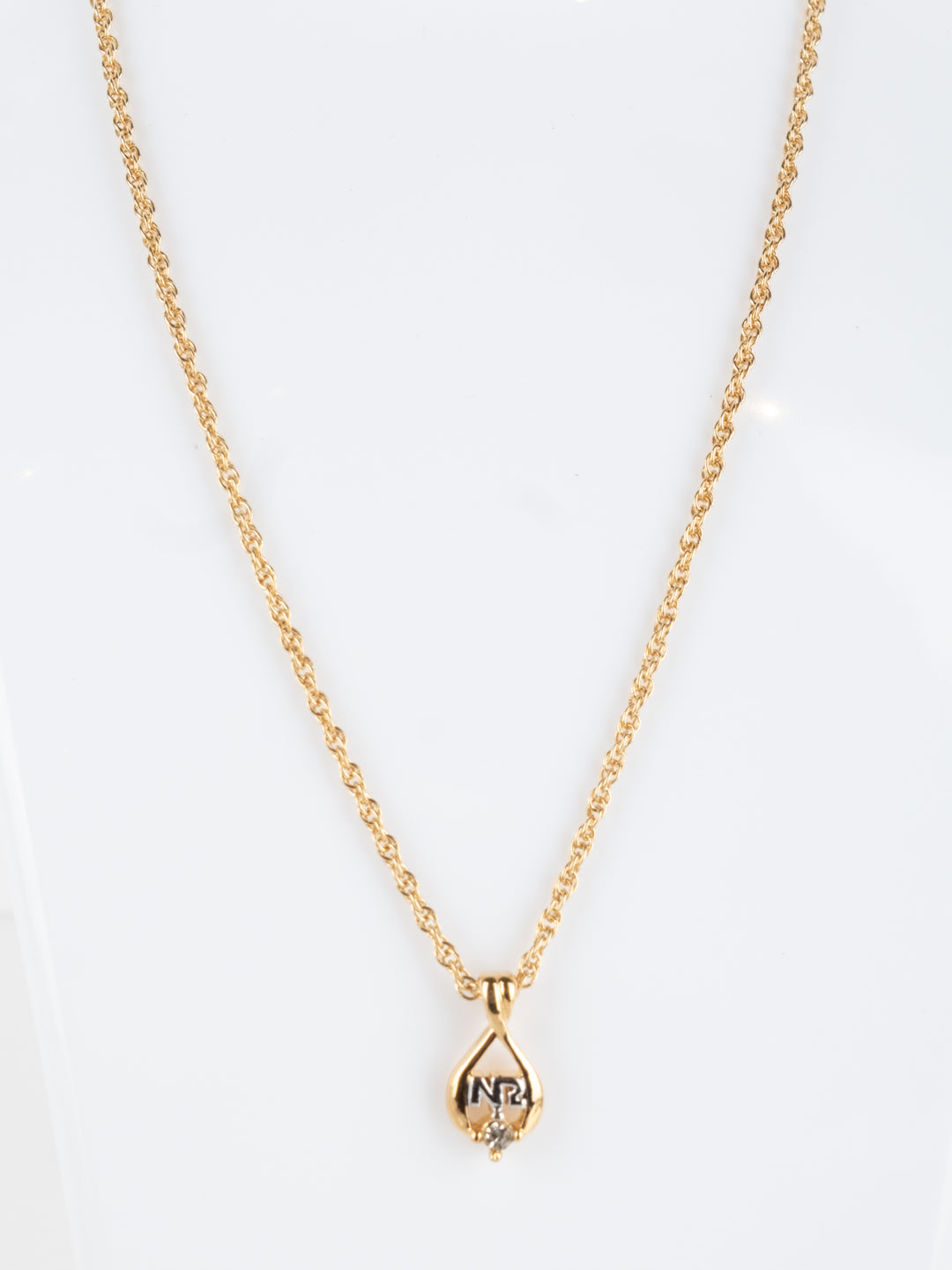 Nina Ricci - Small NR Drop Necklace