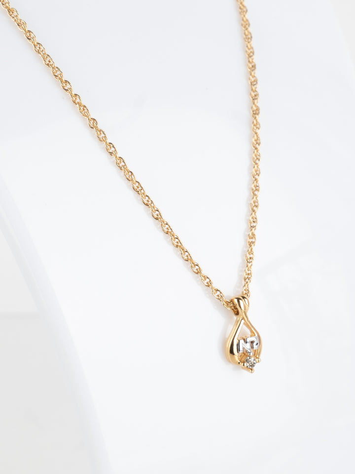 Nina Ricci - Small NR Drop Necklace