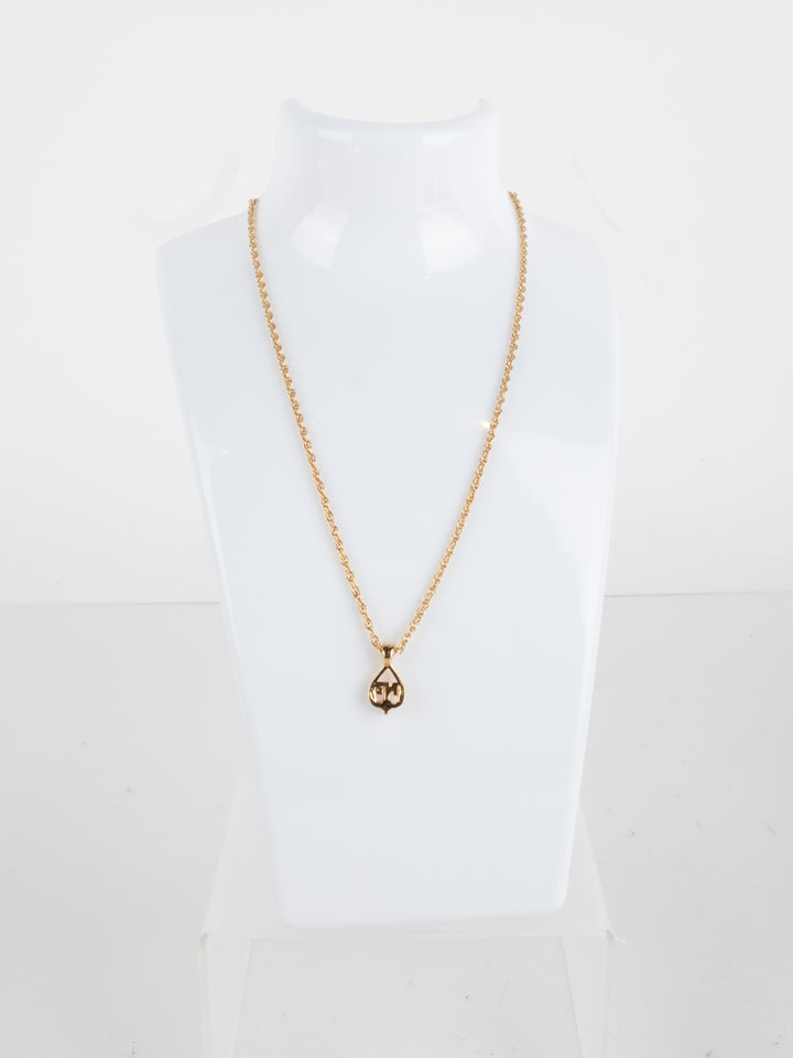 Nina Ricci - Small NR Drop Necklace