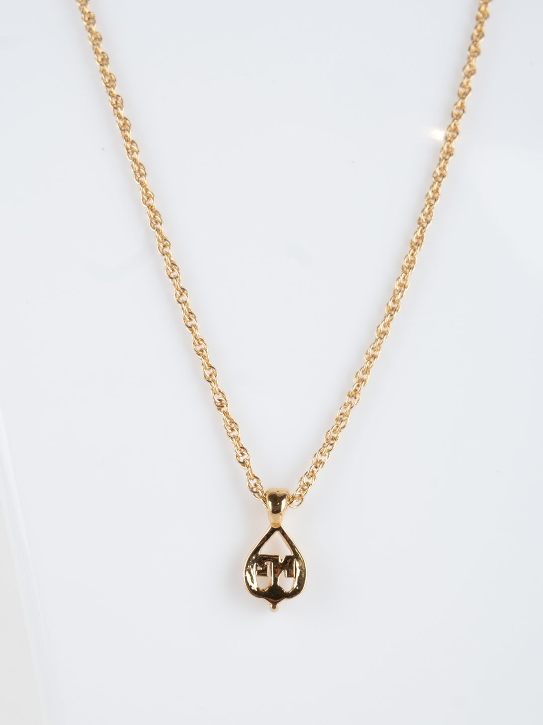 Nina Ricci - Small NR Drop Necklace