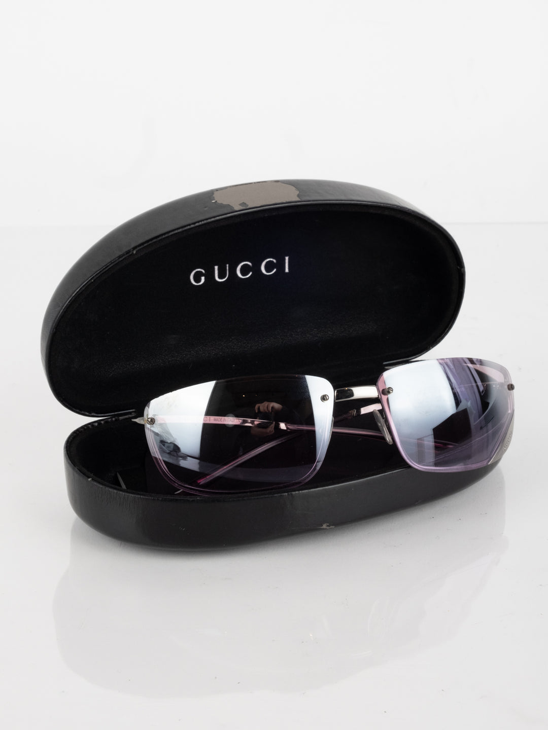 GG - Pink Transparent Sunglasses