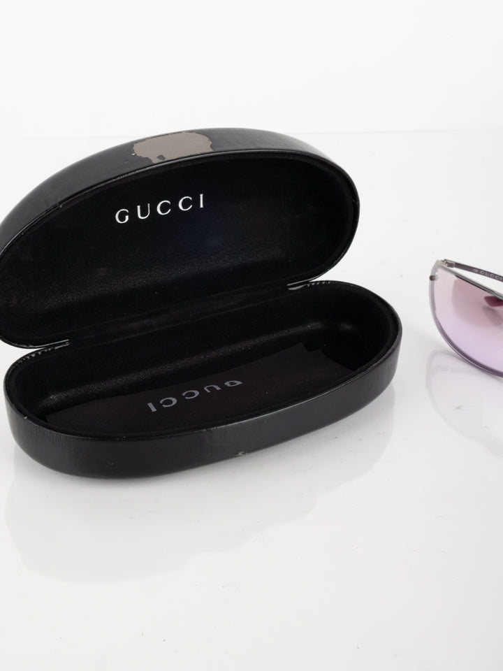 GG - Pink Transparent Sunglasses