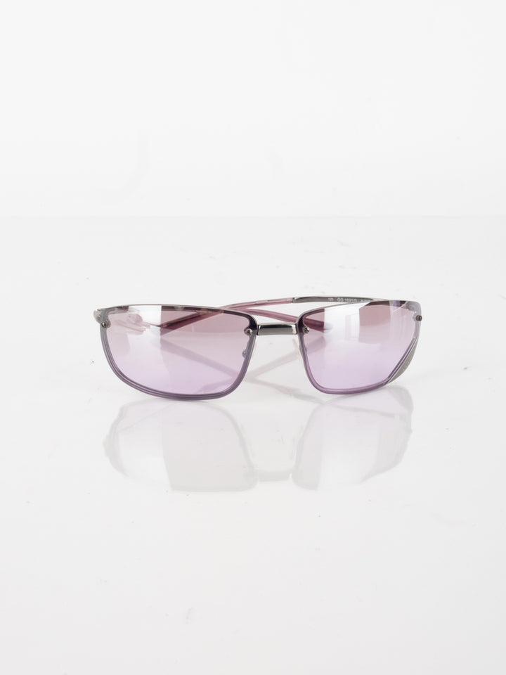 GG - Pink Transparent Sunglasses