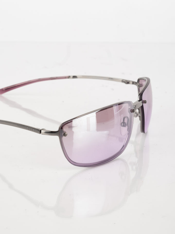 GG - Pink Transparent Sunglasses