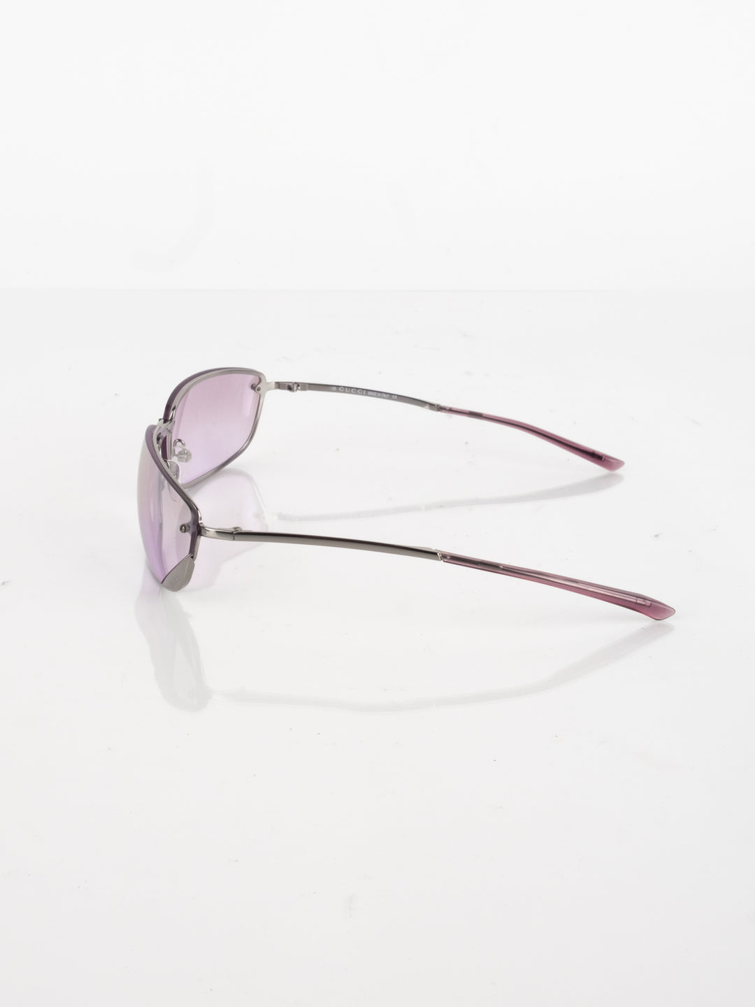 GG - Pink Transparent Sunglasses