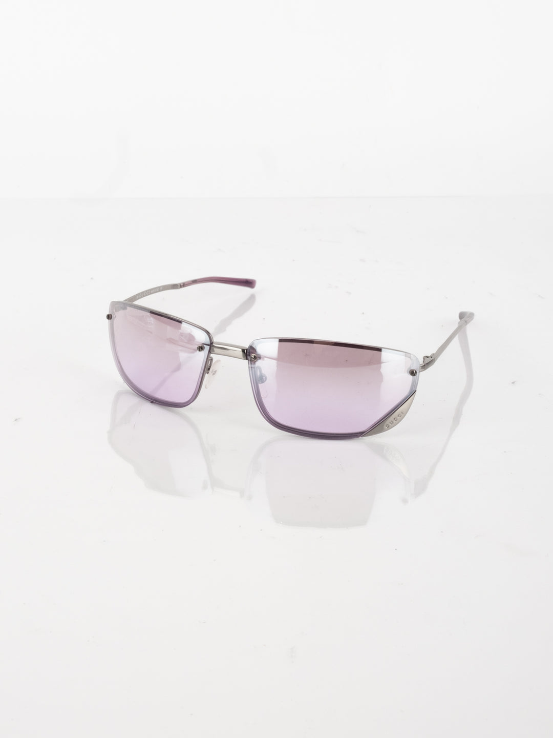 GG - Pink Transparent Sunglasses