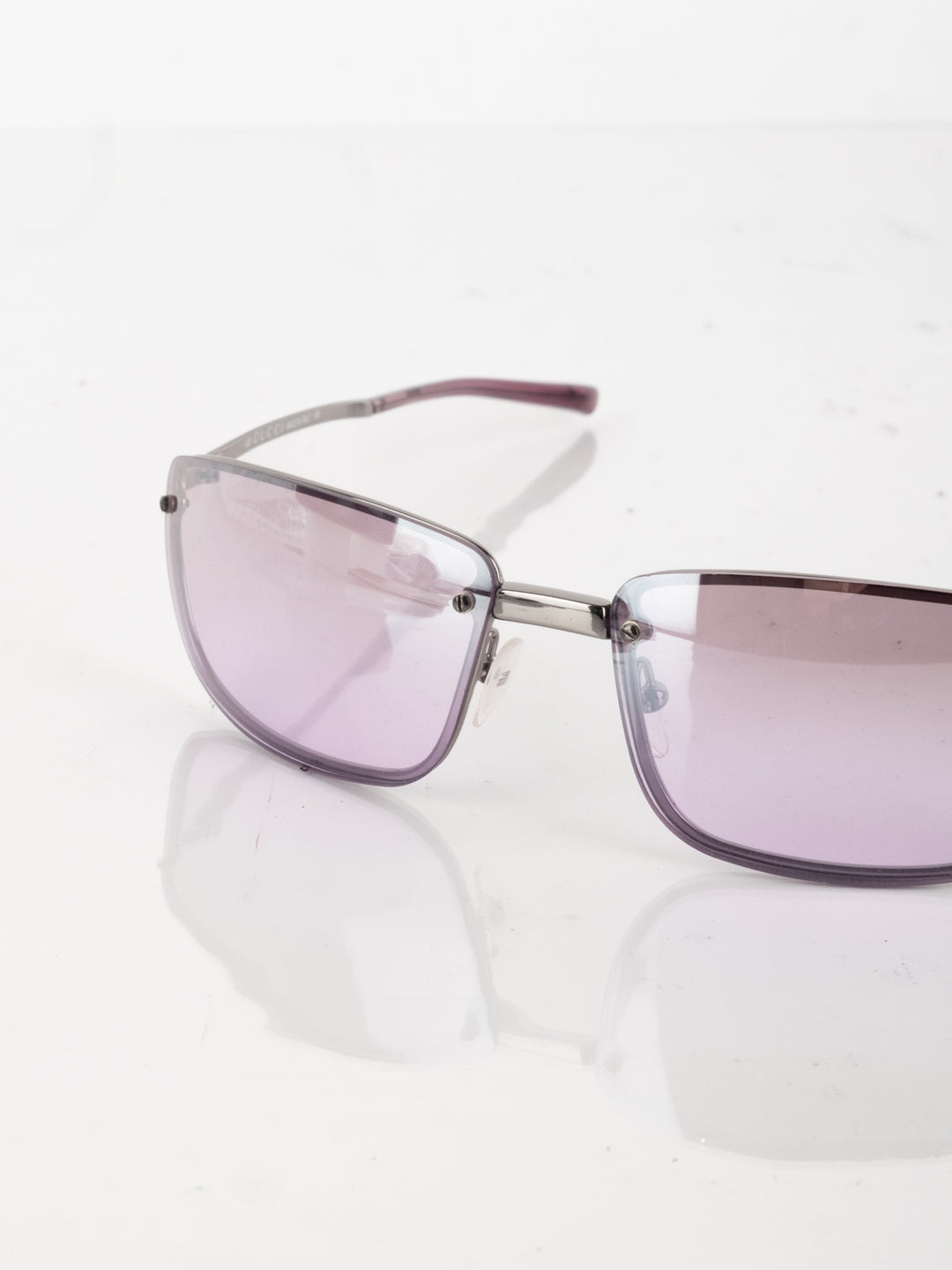 GG - Pink Transparent Sunglasses