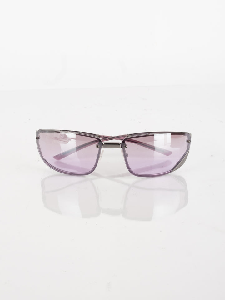 GG - Pink Transparent Sunglasses