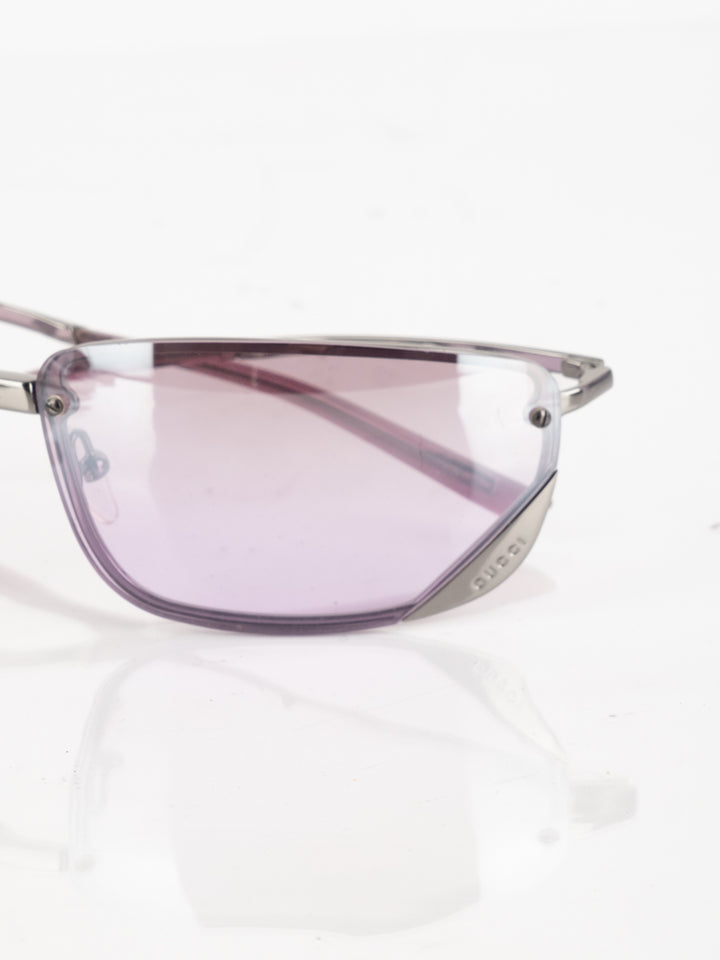 GG - Pink Transparent Sunglasses