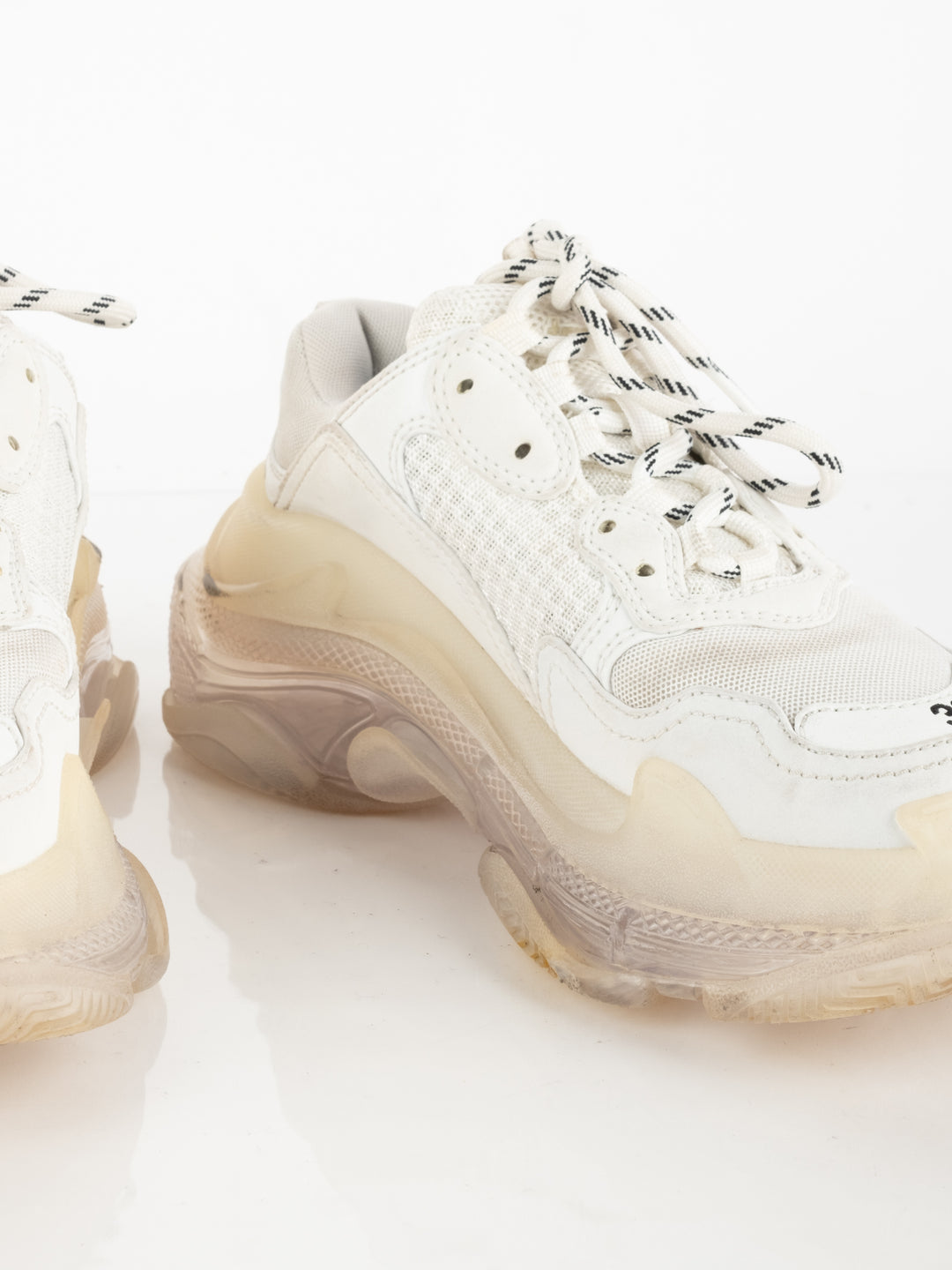 White Triple S Sneakers