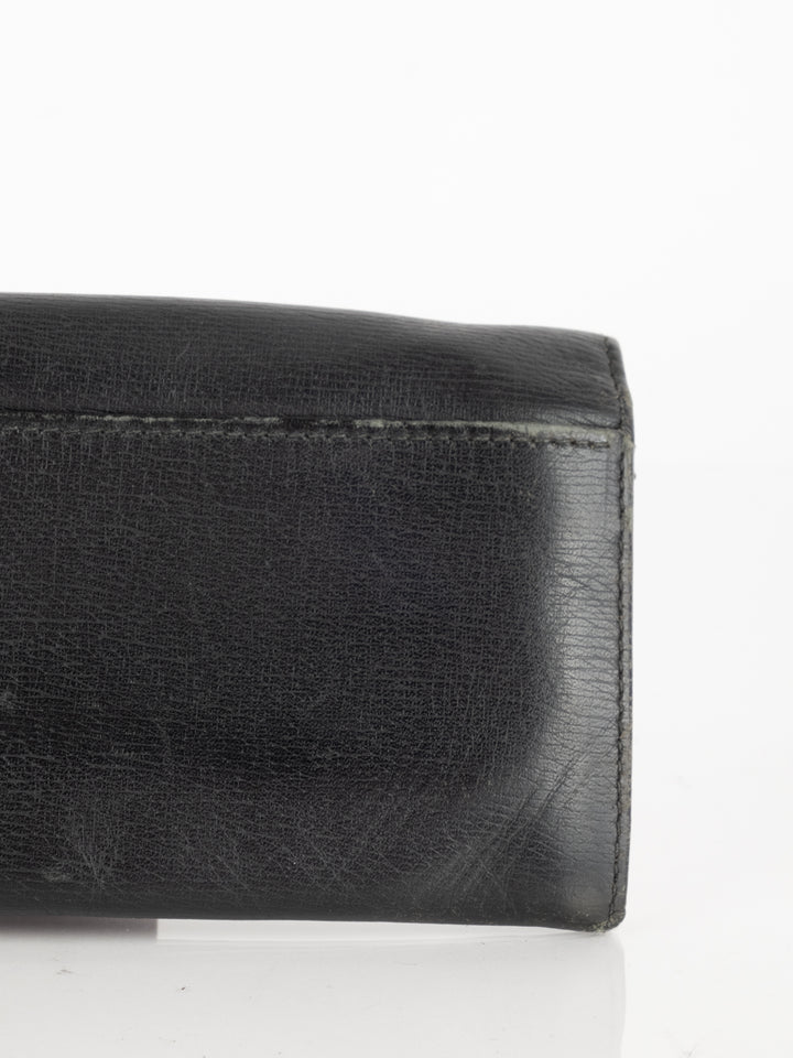 Classic Black Long Wallet