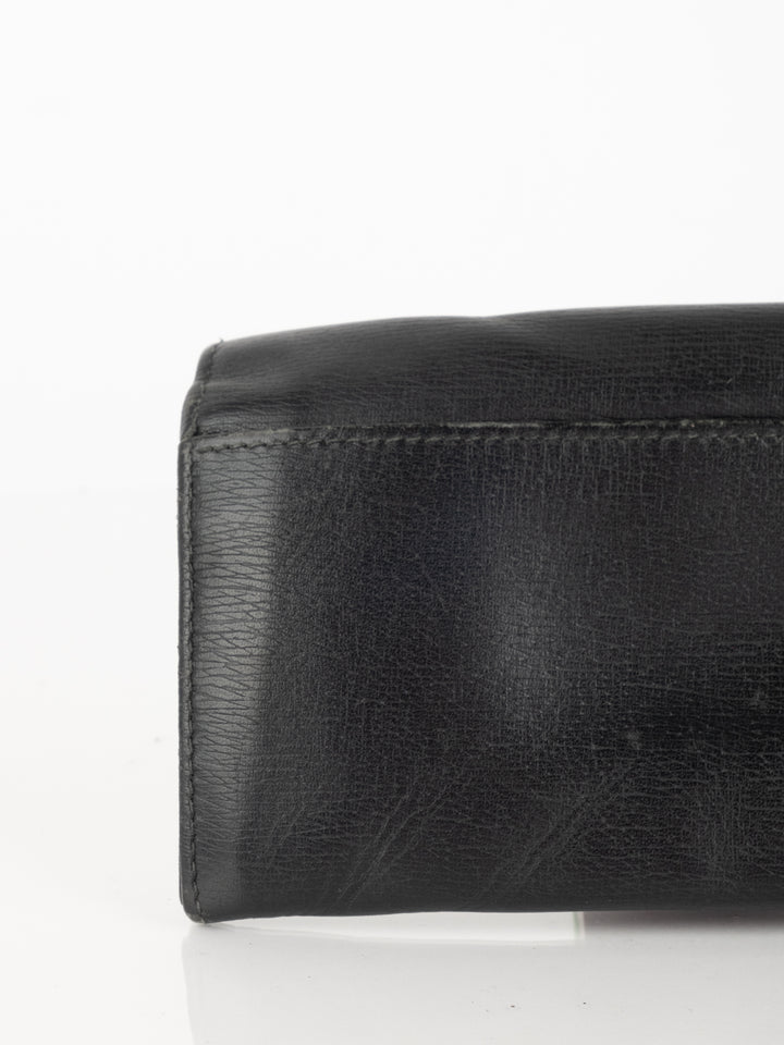 Classic Black Long Wallet