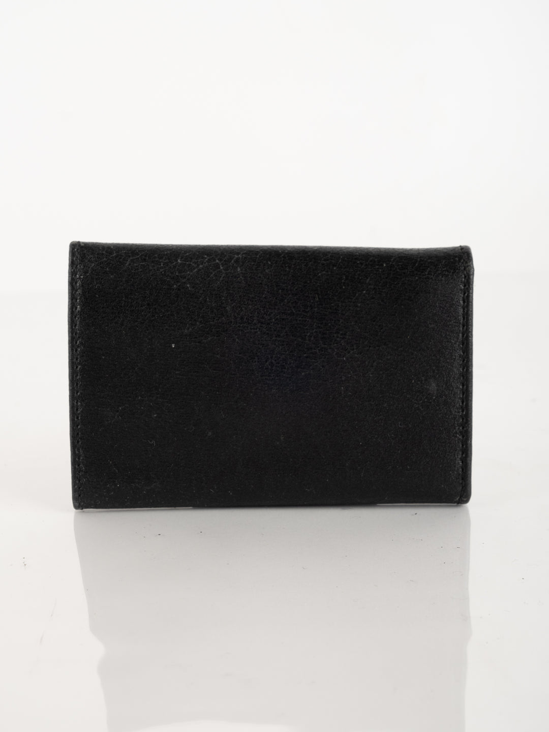 Black Leather Hook Key Case