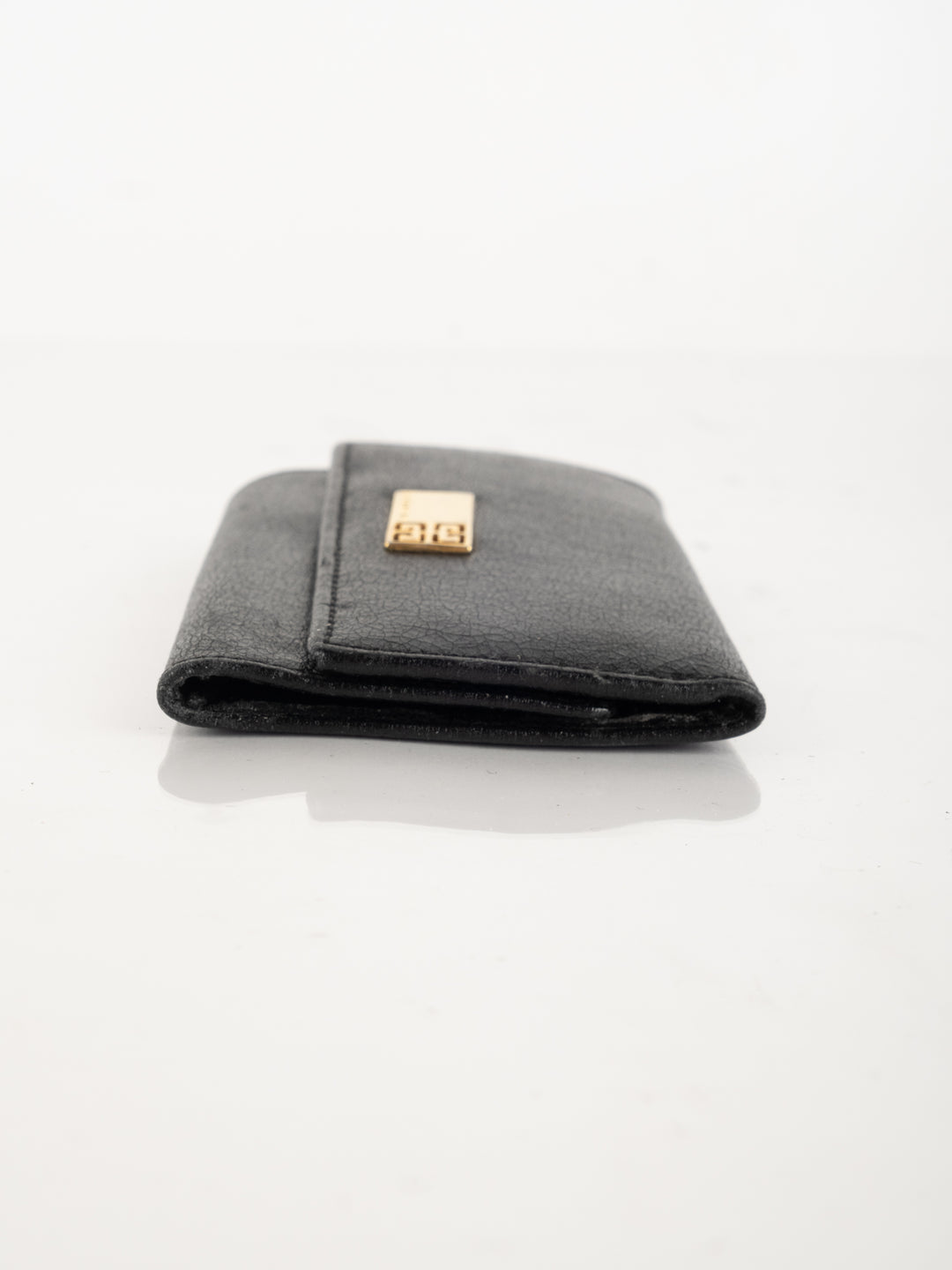 Black Leather Hook Key Case