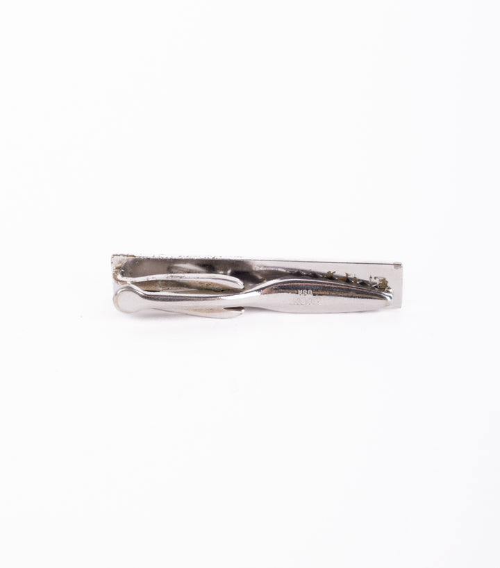 Silver Tie Brooch