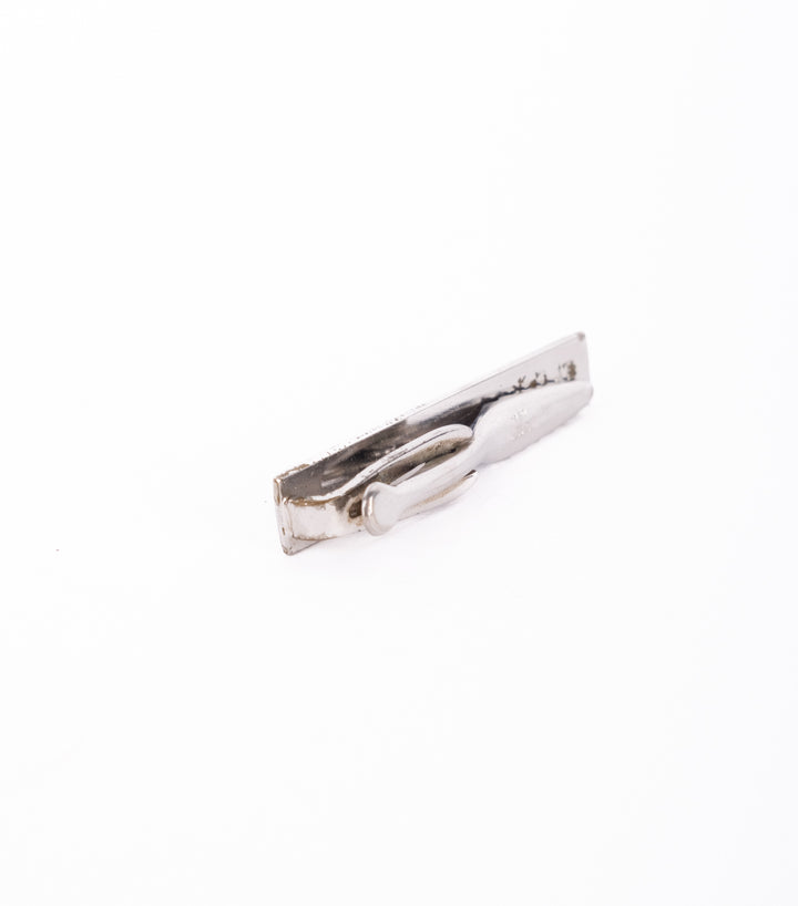 Silver Tie Brooch