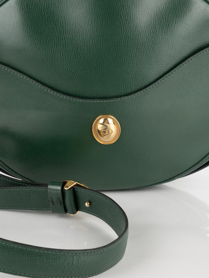 Green Leather Crossbody Bag