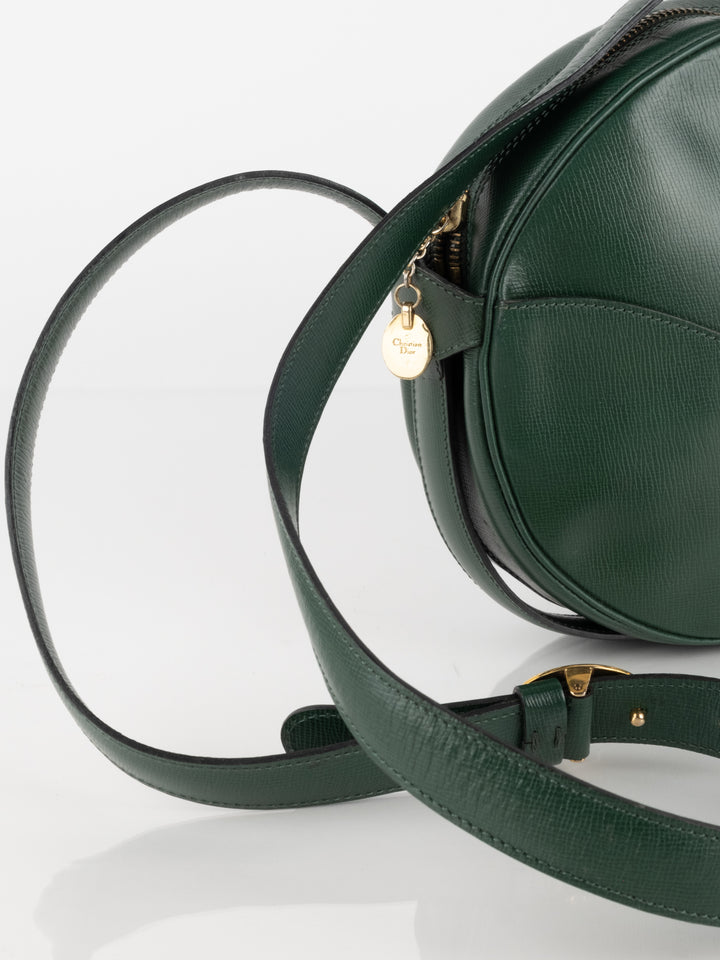 Green Leather Crossbody Bag