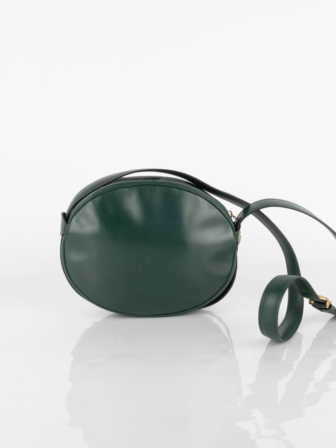 Green Leather Crossbody Bag