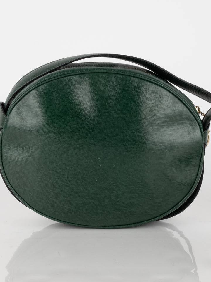 Green Leather Crossbody Bag