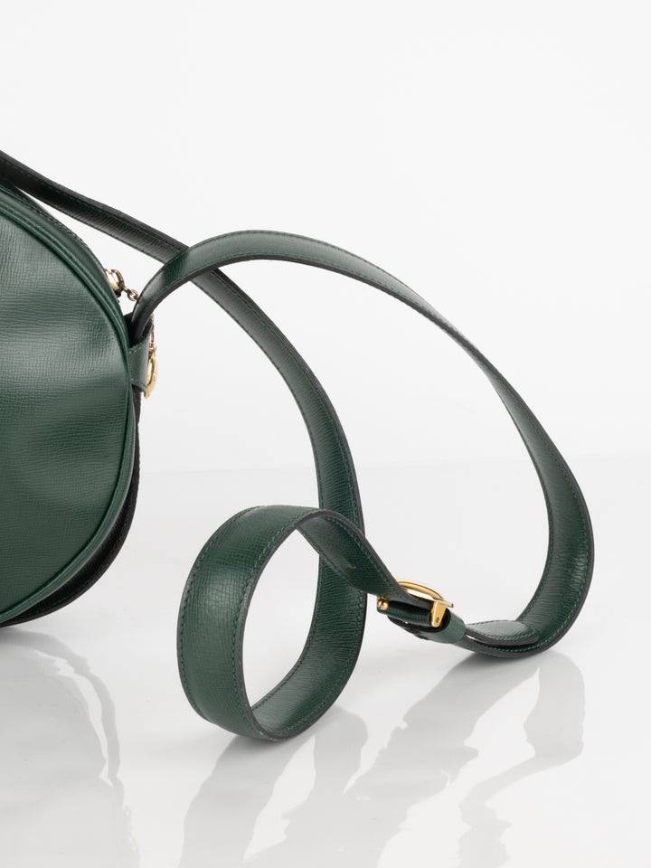 Green Leather Crossbody Bag